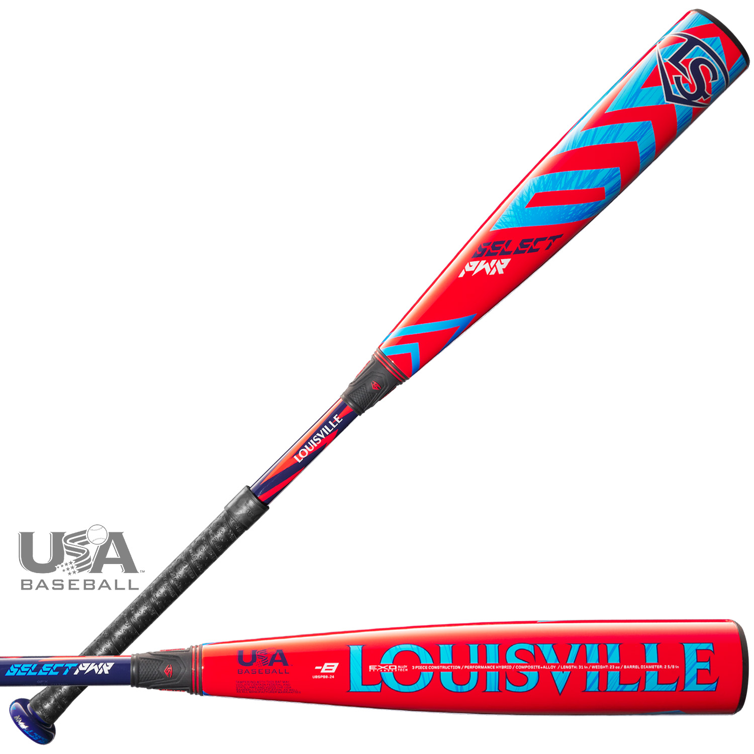 2024 Select PWR USA Bat (8) Louisville Slugger Dugout